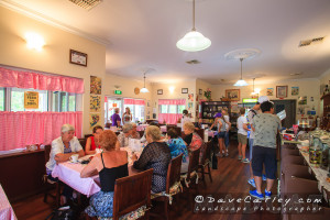 Normal morning tea time at the Tea Rooms when Chocolate Drops was being filmed for the promotional video for Tri-Cities video to be presented at Federal Parliament