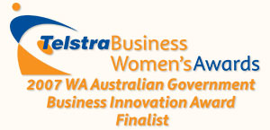 Telstra Business Women's Award Finalist Logo